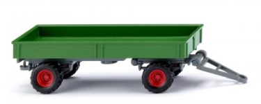 Wiking 087906 - H0 - Landwirtschaftlicher Anhänger - grün